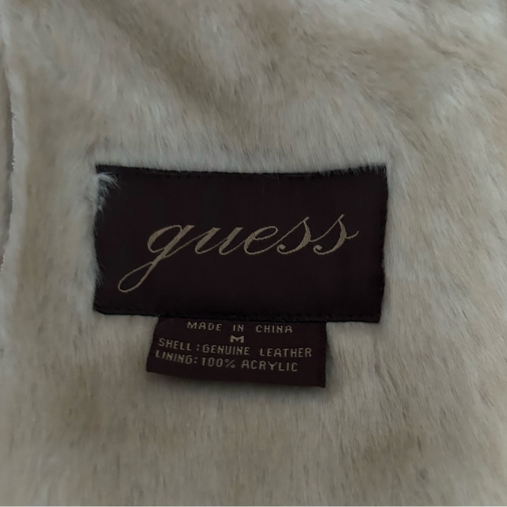 Guess suede winter coat M - Picture 4 of 4